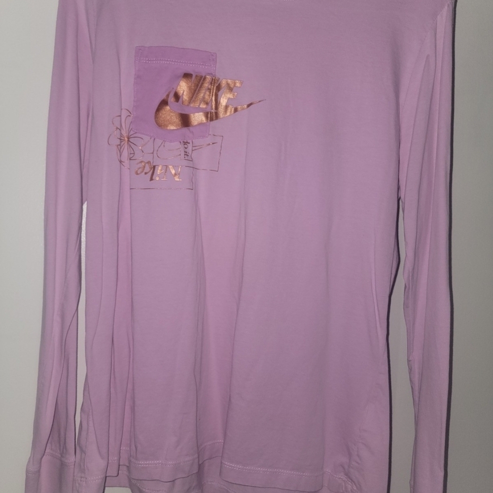 Nike Lavender Long Sleeve Shirt